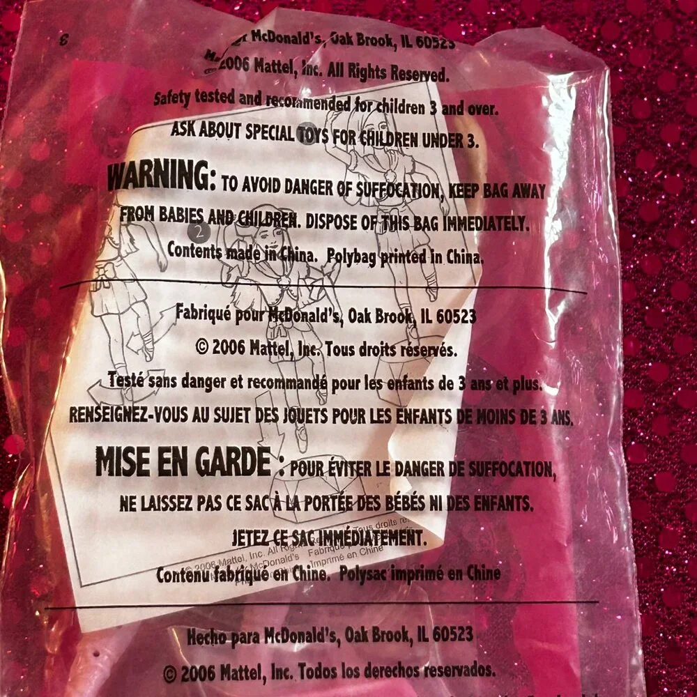 NWT barbie in the 12 dancing princesses mcdonald's toy